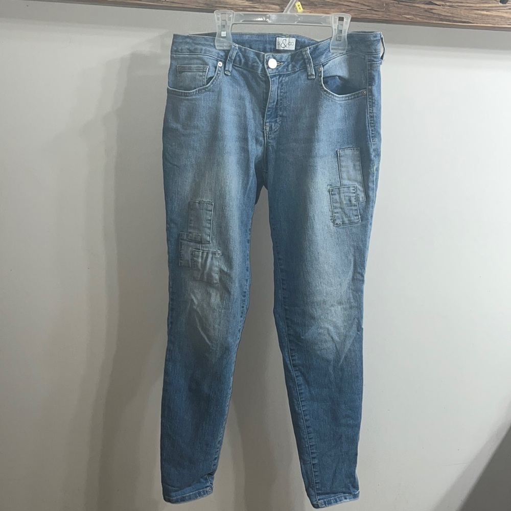 S & Co. curvy skinny low rise jeans, size 10